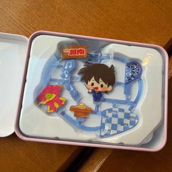 [BUNJANG] Detective Conan Kudo Shinichi Acrylic Stand Tin Case Keychain / 명탐정코난 아크릴스탠드 틴케이스 키링 남도일 코난