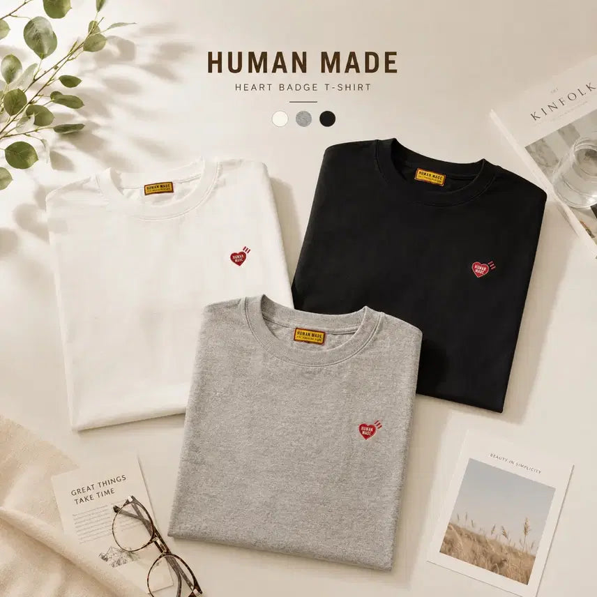 [BUNJANG] Human Made Short Sleeve T-Shirt / [번장최저가] 휴먼메이드 반팔티