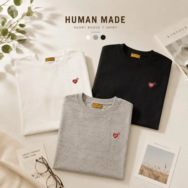 [BUNJANG] Human Made Short Sleeve T-Shirt / [번장최저가] 휴먼메이드 반팔티