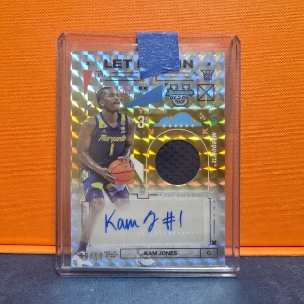 [BUNJANG] Kam Jones Limited Relic Auto Indiana Pacers Rookie Basketball Card / 캠 존스(Kam Jones) 한정 렐릭 오토