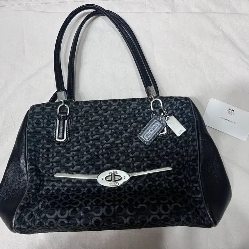 [BUNJANG] Coach Madison Satchel Tote Bag / 코치 메디슨 사첼 토트백
