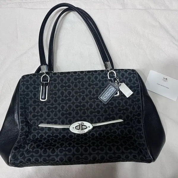 [BUNJANG] Coach Madison Satchel Tote Bag / 코치 메디슨 사첼 토트백