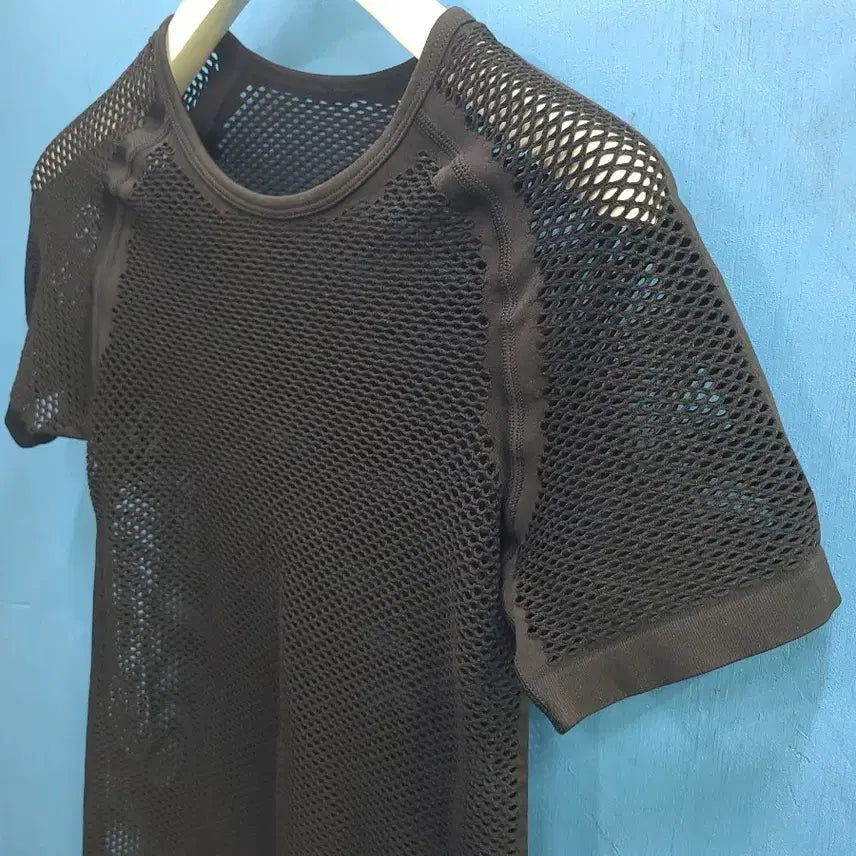 [BUNJANG] Vintage Japanese Body Switch Sheer Mesh Top / 희귀 일본빈티지 테크 섹시 시스루 메쉬탑