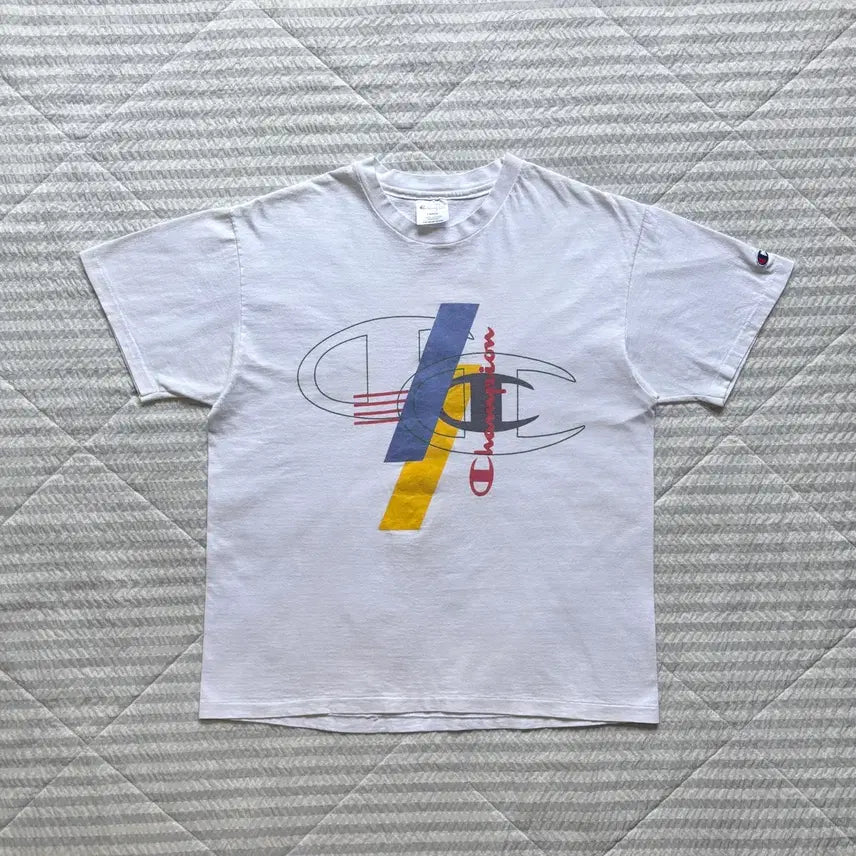 [BUNJANG] Vintage 90s Champion Cotton Short Sleeve T-Shirt / 90s 빈티지 챔피온 champion 반팔 티셔츠