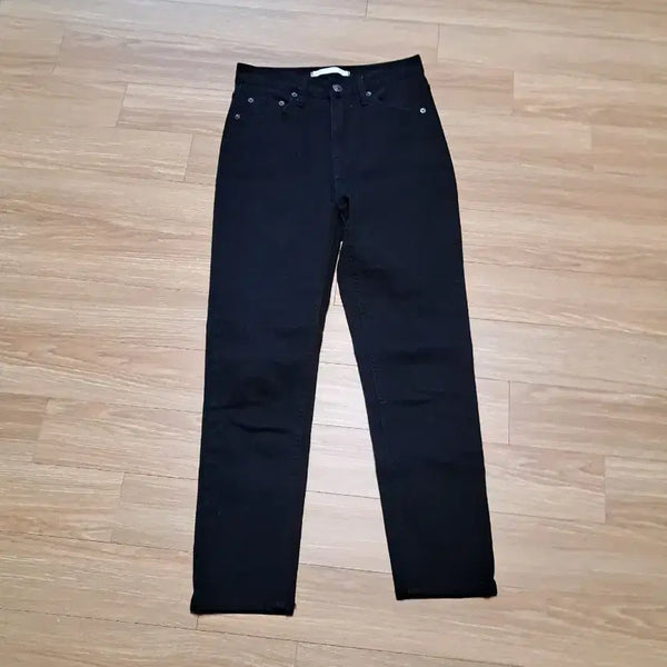 [BUNJANG] Black Denim Jeans / 블랙 데님 청바지