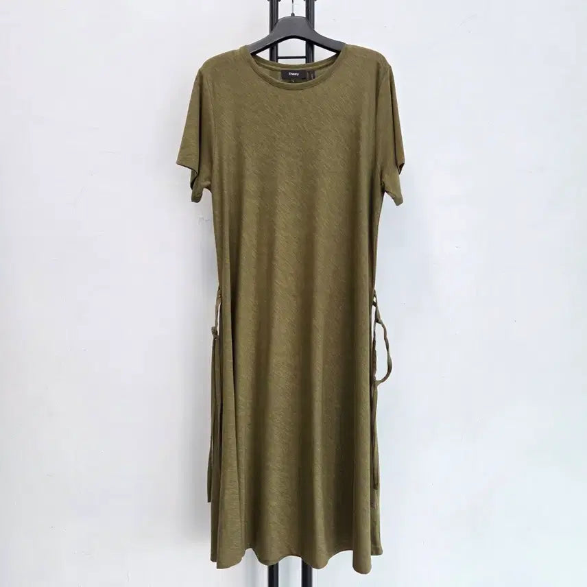 [BUNJANG] Theory Cotton Modal Blend Long Dress / 정품 띠어리 Theory 롱 원피스