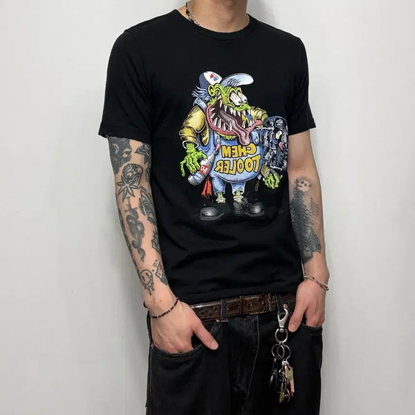[BUNJANG] Berryman Vintage Graphic Printing Short Sleeve T-Shirt / berryman 빈티지 그래픽 프린팅 반팔티셔츠