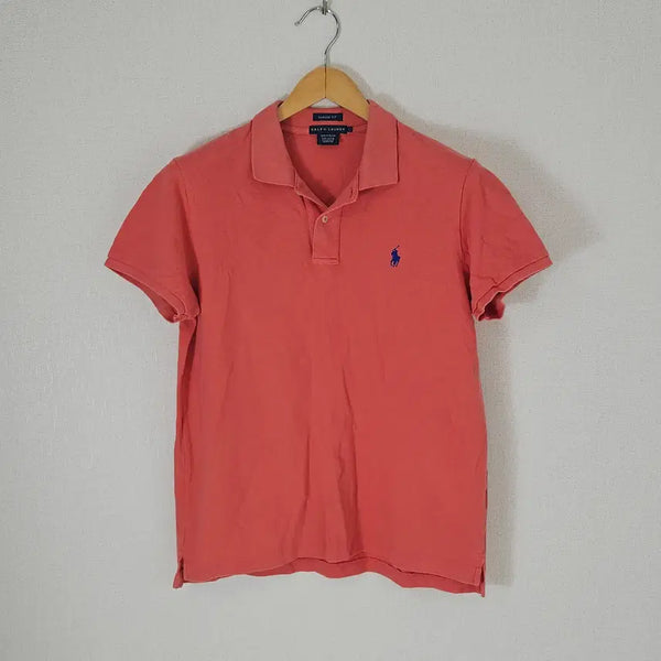 [BUNJANG] Polo Ralph Lauren Classic Fit Coral Short Sleeve Polo Shirt Women's L / 폴로 랄프로렌 클래식 반팔 카라티 피케티 pk 코랄 클래식핏 L 여성
