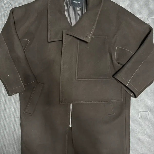[BUNJANG] System Homme 21SS Wool Cashmere Blend Coat / 한섬 시스템옴므 21SS 울 캐시미어 혼방코트