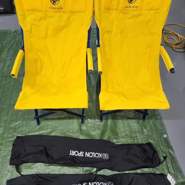 [BUNJANG] Kolon Sport Compact Chair Bundle Set (2 Chairs) / 코오롱 컴팩트 체어 2개일괄