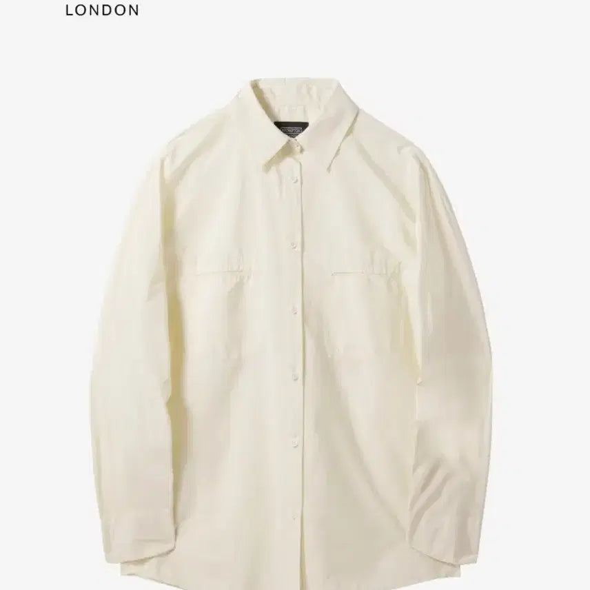 [BUNJANG] Brompton London String Shirt Light Beige / 브롬톤런던 스트링셔츠