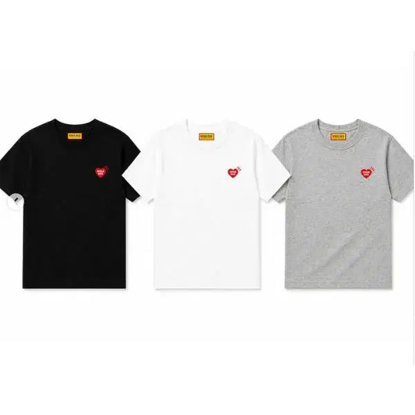 [BUNJANG] Human Made Heart Patch T-Shirt / 휴먼메이드 하트 패치 반팔티