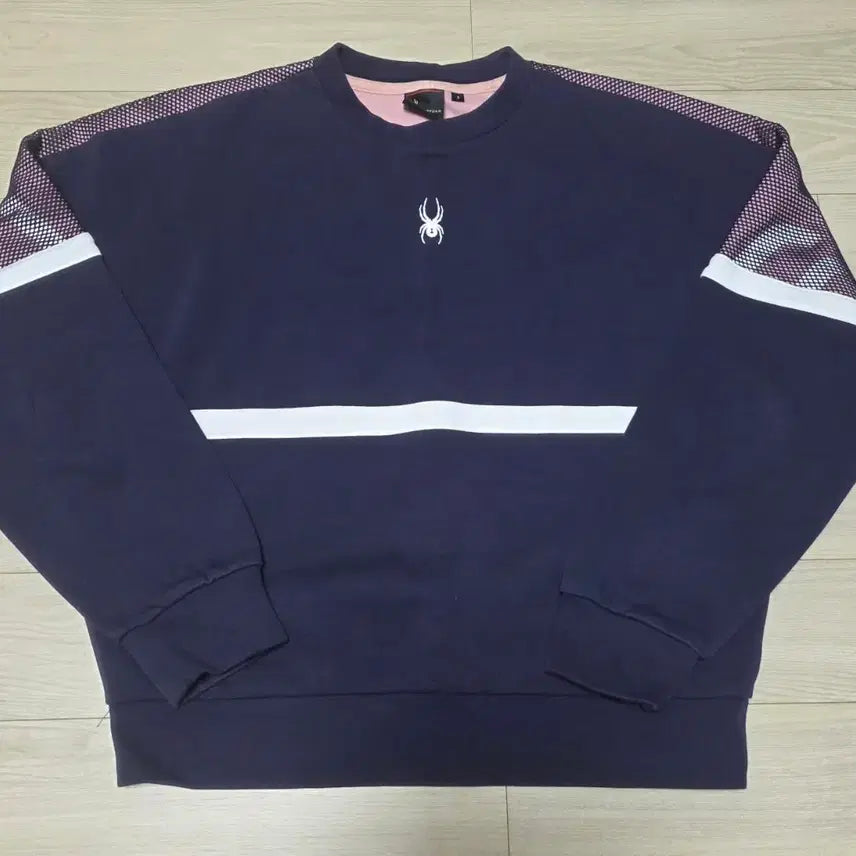 [BUNJANG] Spyder Navy Sweatshirt T-Shirt / 스파이더 네이비 맨투맨 티셔츠