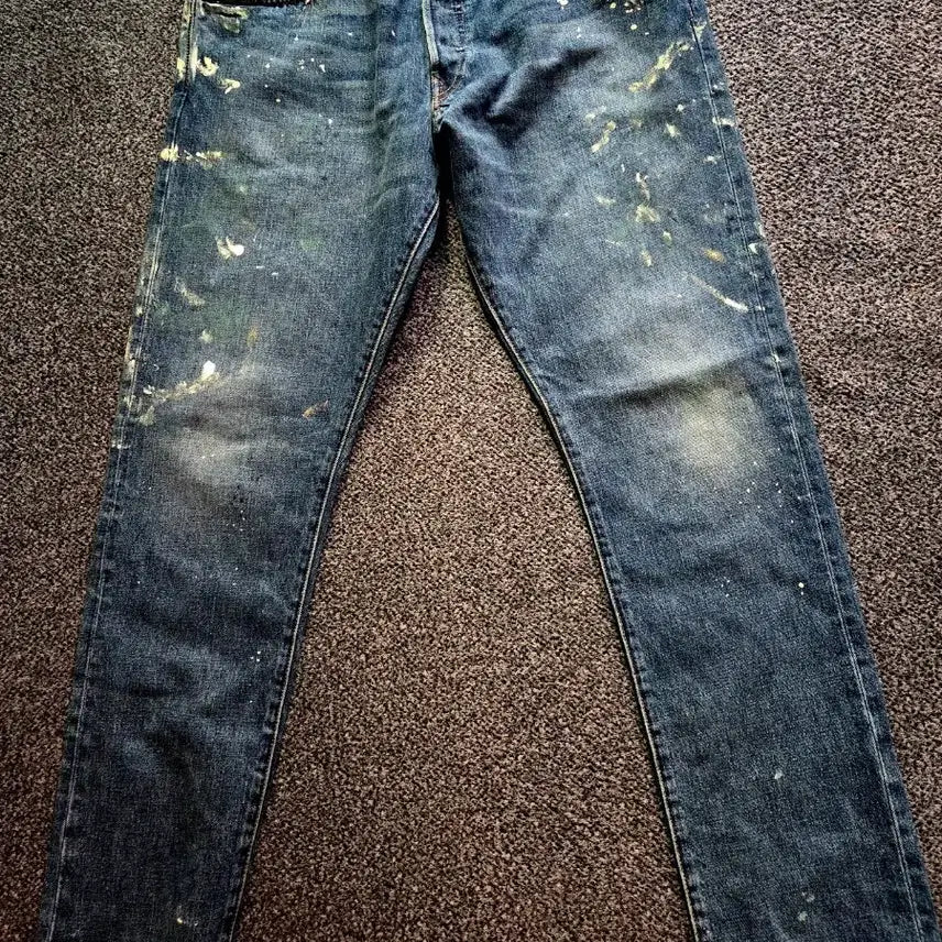 [BUNJANG] Polo Ralph Lauren Paint Detail Denim Jeans 36/34 / 36/34 폴로 랄프로렌 페인트 데님 청바지