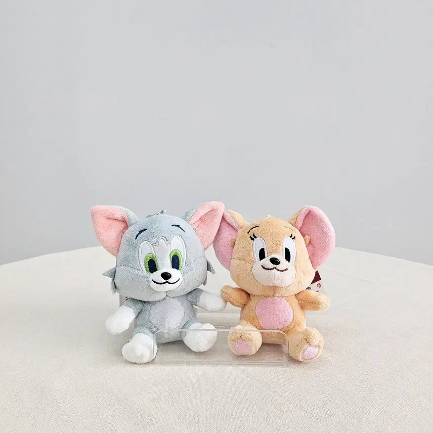 [BUNJANG] Tom and Jerry Baby Tom & Baby Jerry Plush Keychain Set / 톰과제리 베이비 톰&베이비 제리 인형 키링 세트