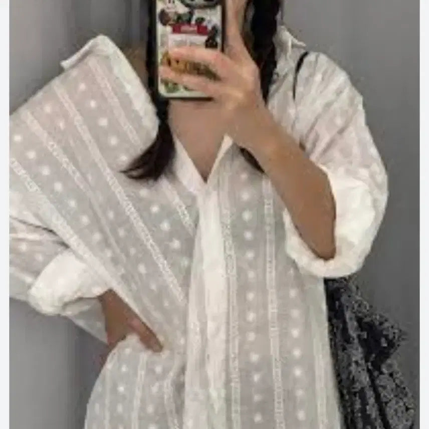 [BUNJANG] Eyelet Shirt / 아일렛남방