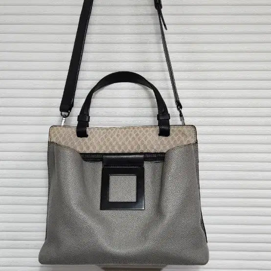 [BUNJANG] Rouge & Lounge Cowhide Tote Bag Shoulder Crossbody / 루즈앤라운지 소가죽 토트백 숄더크로스
