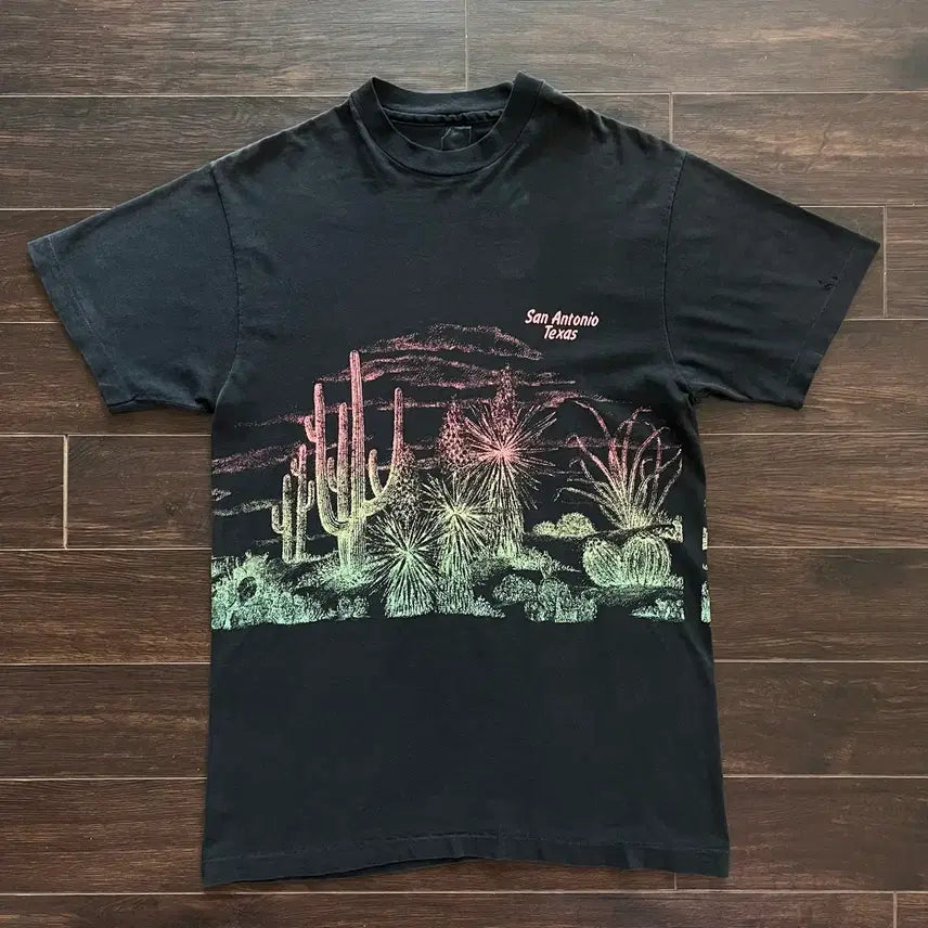[BUNJANG] Vintage San Antonio Single Stitch T-Shirt / [M추정] 미국 빈티지 싱글스티치 산안토니오 티셔츠