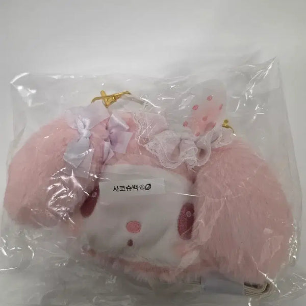 [BUNJANG] Sanrio My Melody Shiroichigo Crossbody Sacoche Bag / 산리오 마이멜로디 시로이치고 크로스백 사코슈백