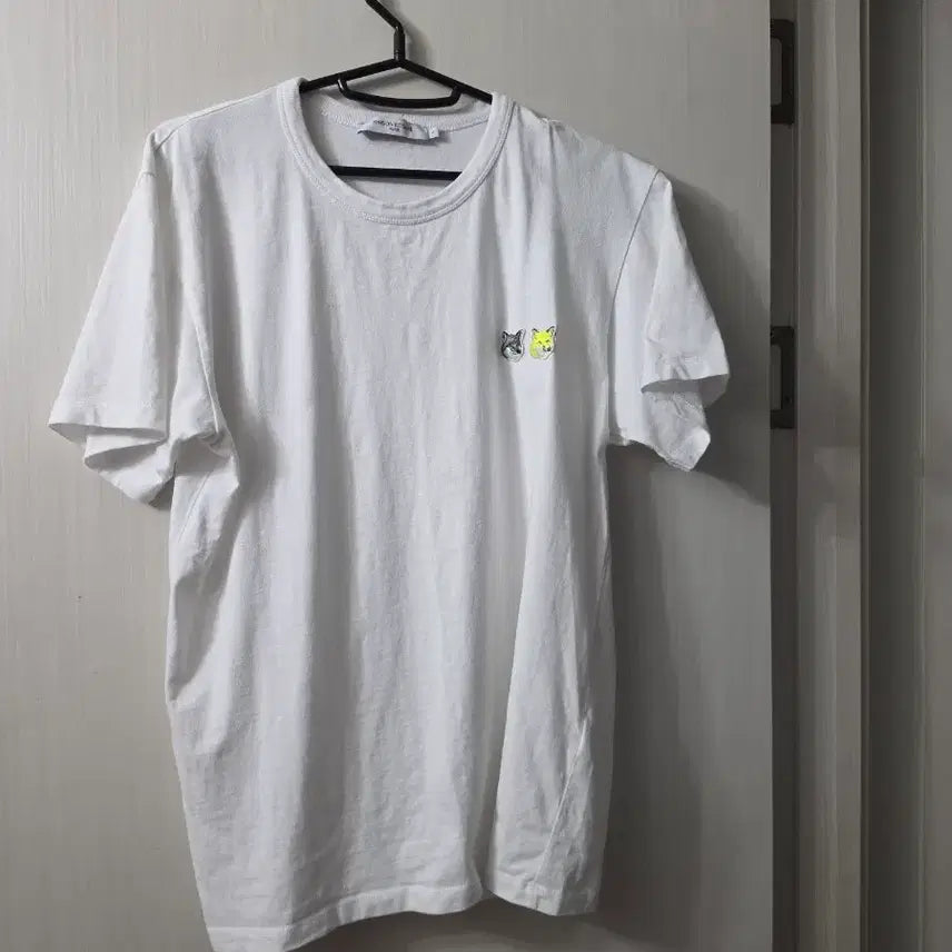 [BUNJANG] Maison Kitsuné Double Fox Embroidery T-Shirt (Size L) / 메종키츠네 더블폭스자수 반팔티 L