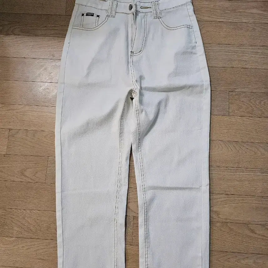 [BUNJANG] Women's White Denim Summer Pants (Size M) / 여성//데님//화이트바지//여름소재//택m