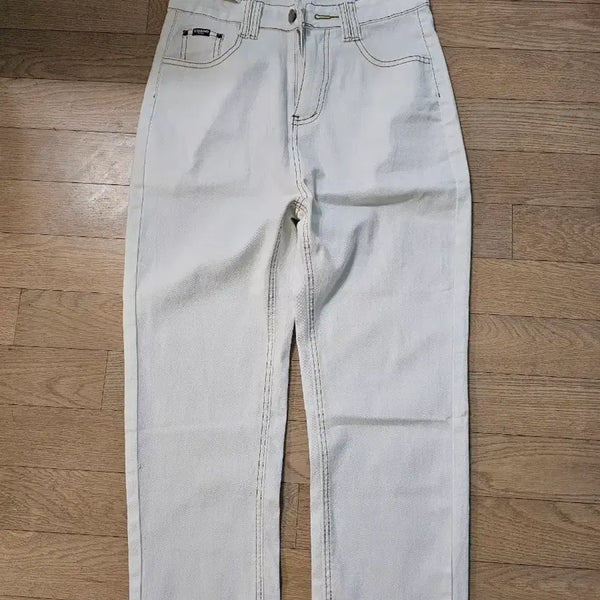 [BUNJANG] Women's White Denim Summer Pants (Size M) / 여성//데님//화이트바지//여름소재//택m