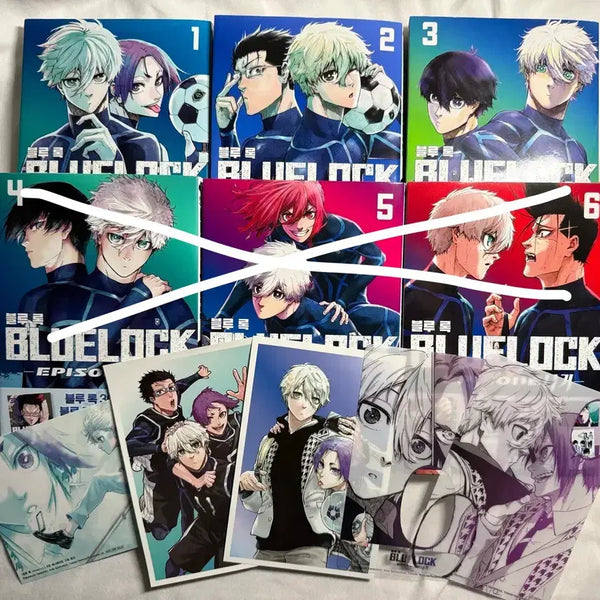[BUNJANG] Blue Lock: Episode Nagi Manga Vol. 1-3 First Edition Bundle Set / 일괄, 초판) 블루록 에피소드 나기 1-3 만화책 초판 애니메이트 특전