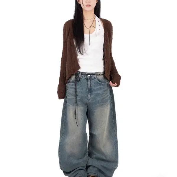 [BUNJANG] Rit Kim Dry Balloon Jeans / 릿킴 청바지 DRY BALLOON JEANS