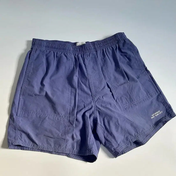 [BUNJANG] Saturday New York City Purple Blue Nylon Swim & Beach Pants / (S) 세러데이 뉴욕시티 퍼플 블루 나일론 스윔&비치 팬츠