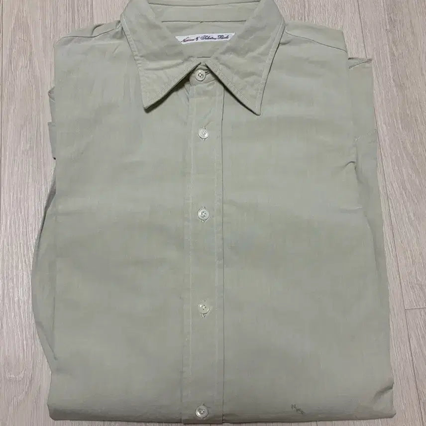 [BUNJANG] Ness x Salvatore Piccolo Enzo Shirt Light Green L / 나이스네스x살바토레 피콜로 Enzo 셔츠 라이트그린 L