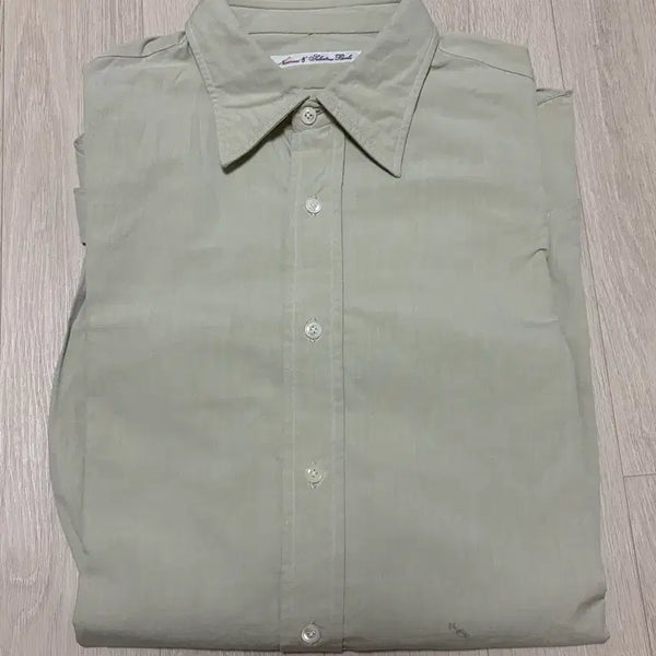 [BUNJANG] Ness x Salvatore Piccolo Enzo Shirt Light Green L / 나이스네스x살바토레 피콜로 Enzo 셔츠 라이트그린 L