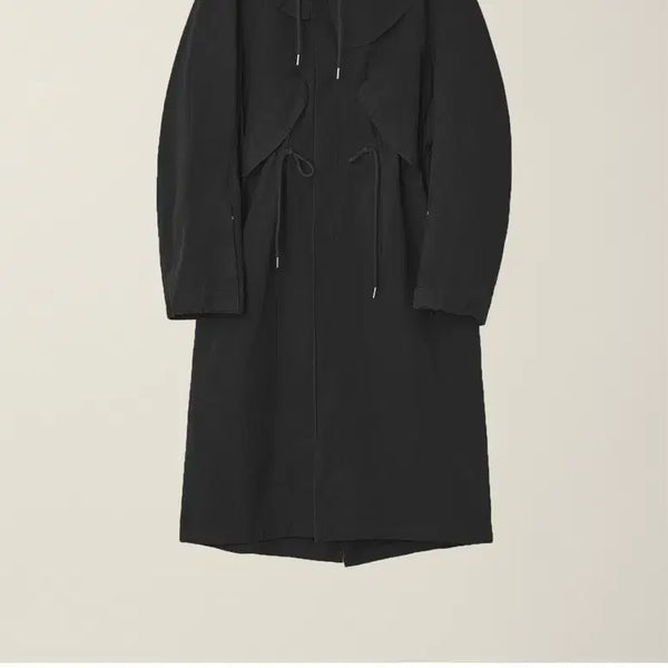 [BUNJANG] EE Garment Dyed Fishtail Jacket - Black / [새상품] EE 가먼트 피쉬테일 자켓 - 블랙M