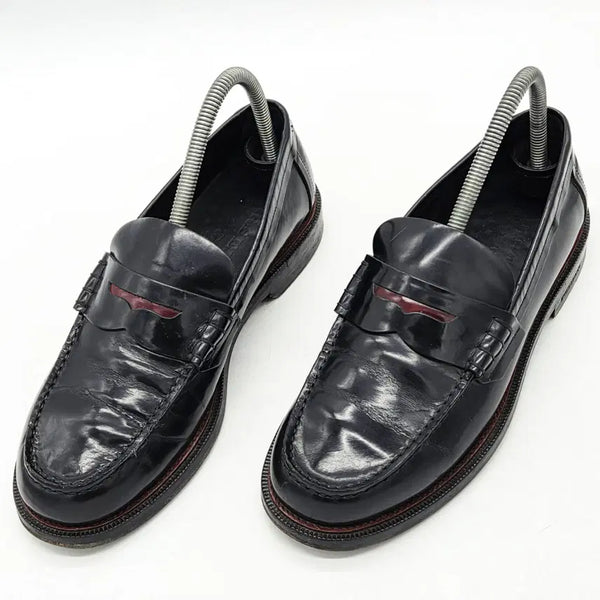 [BUNJANG] Burberry Penny Loafers Black/Red Size 40 / 버버리 페니로퍼 블랙/레드 (40)