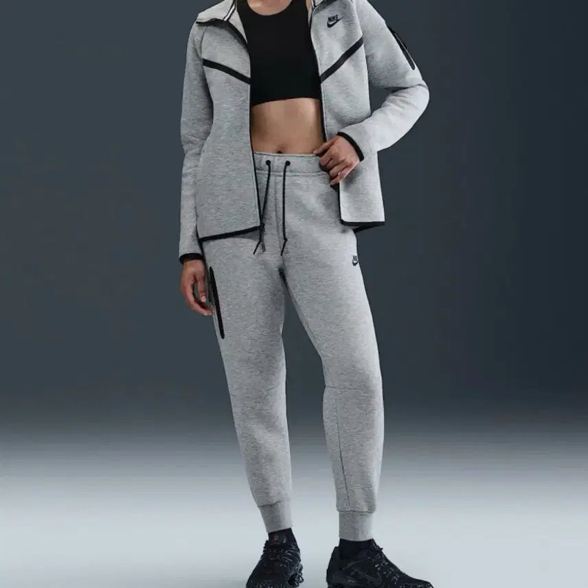[BUNJANG] Nike NSW Tech Fleece Pants Dark Grey Heather - Asia / (W) 나이키 NSW 테크 플리스 팬츠 다크 그레이 헤더 - 아시아