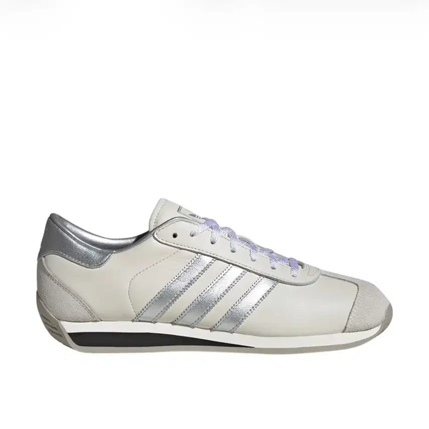 [BUNJANG] Adidas Country 2 White Silver Sneakers (New) / 아디다스 컨트리 2 화이트 실버 (새상품)