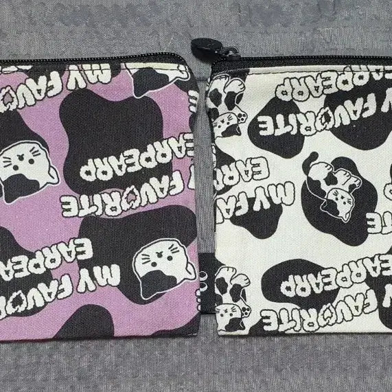 [BUNJANG] Earpearp Cat Pattern Pouch / EARPEARP 고양이 패턴 파우치