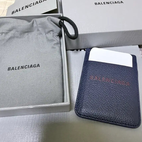 [BUNJANG] Balenciaga MagSafe Card Holder Navy Full Box / 발렌시아가 맥세이프 카드지갑 네이비 풀박스