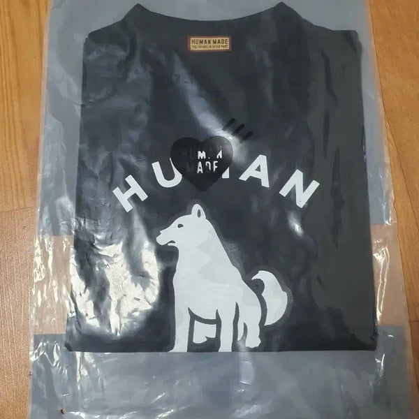 [BUNJANG] Human Made Dog Short Sleeve T-Shirt Black M / 휴먼메이드 강아지 반팔 티셔츠 블랙m