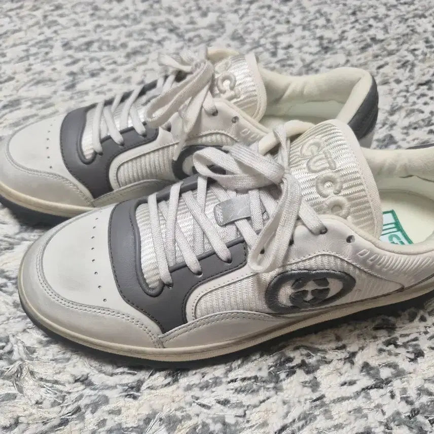 [BUNJANG] Gucci Sneakers White/Grey / 구찌 스니커즈(전시상품급)