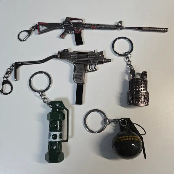 [BUNJANG] Battlegrounds Weapon Keychain Set / 배그 키링 배틀그라운드