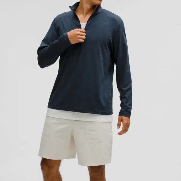 [BUNJANG] Lululemon Soft Jersey Half-Zip Navy M / 룰루레몬 소프트 저지 하프집 네이비 M
