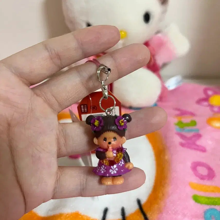 [BUNJANG] Authentic Monchhichi Keychain / 몬치치 키링