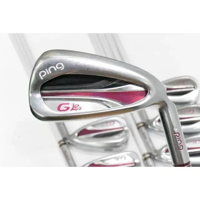 [BUNJANG] PING GLE2 Women's Iron Set (6-9, W, U, S) - L Flex / 삼양정품 핑 GLE2 여성 아이언세트 6-9,W,U,S 강도L 인기짱