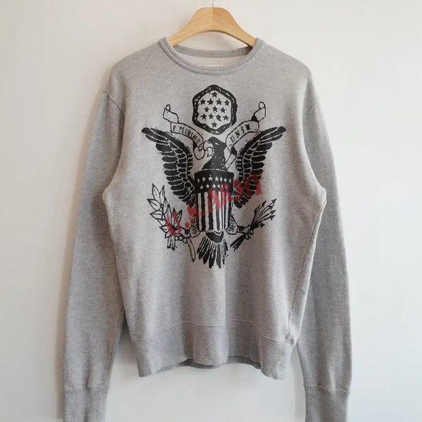 [BUNJANG] Houston Military Printing Sweatshirt / Houston 휴스턴 밀리터리 프린팅 맨투맨