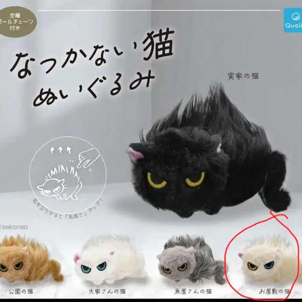 [BUNJANG] Natsukanai Odd-Eye Cat Nui Gacha Plush / 나츠카나이 고양이 누이 가챠