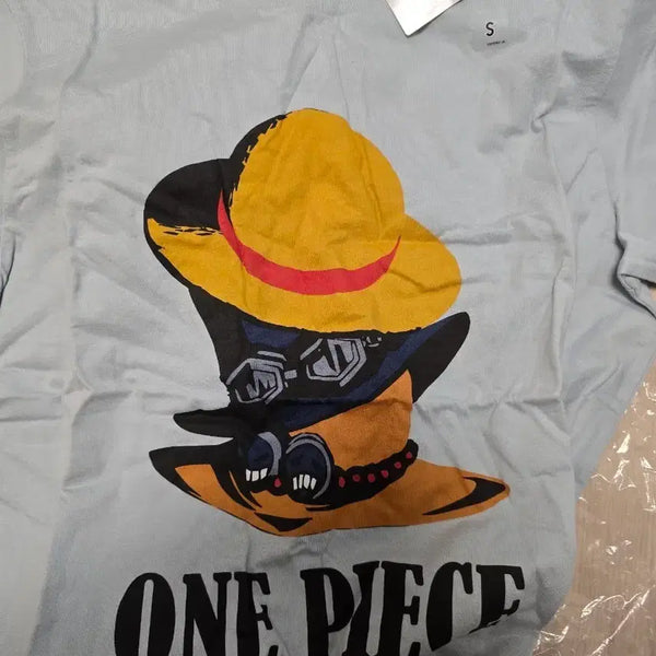 [BUNJANG] Uniqlo One Piece Luffy Ace Collaboration T-Shirt / 원피스 루피 에이스  유니클로 콜라보 티셔츠