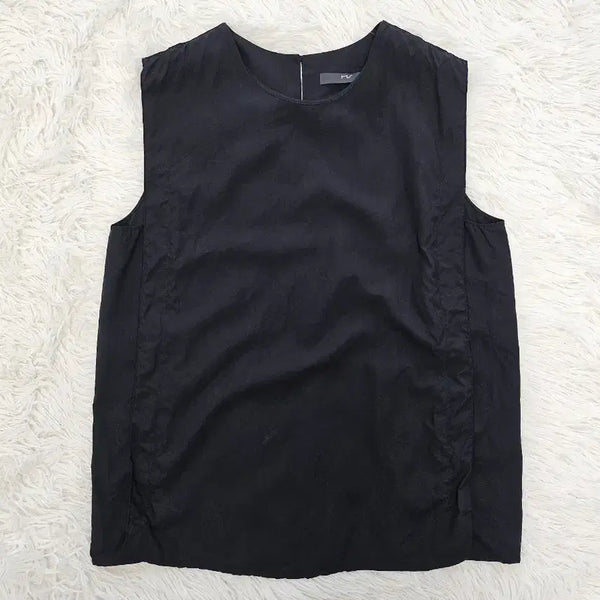 [BUNJANG] HANS STYLE Tencel Vest Black / HANS STYLE 테슬 조끼 블랙 텐셀
