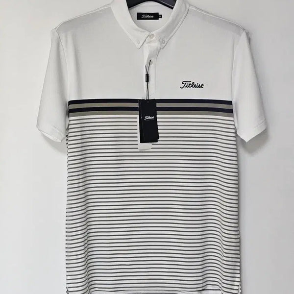 [BUNJANG] Titleist Genuine Stripe Golf Shirt LL (105) / 타이틀리스트 정품 스트라이프 셔츠 LL(105)