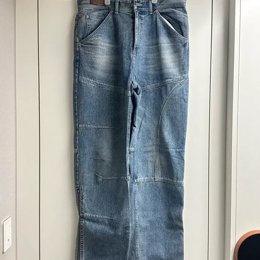 [BUNJANG] Andersson Bell Wide Leg Zipper Denim Jeans (Size 33) / [33] 앤더슨벨 와이드 레그 지퍼진 데님 청바지