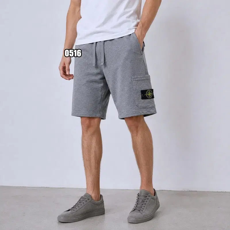 [BUNJANG] Stone Island Cotton Jersey Cargo Shorts / L 스톤 아일랜드 코튼 저지 카고 쇼츠 반바지 새상품